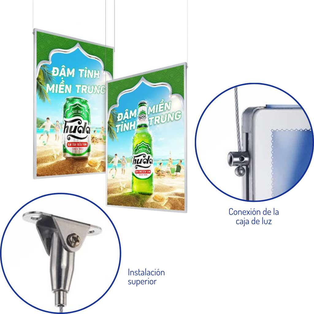 Ligth Box Ultradelgada Doble Lado