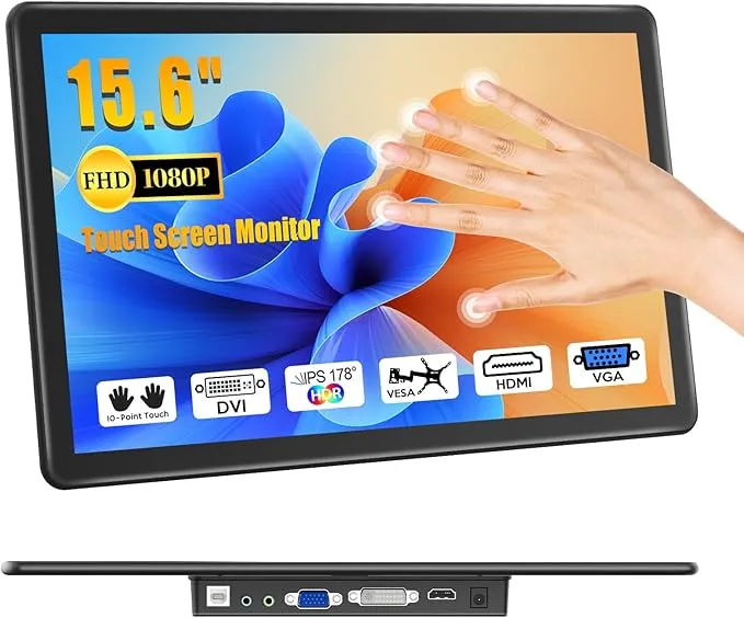 Monitor táctil de 15.6 pulgadas