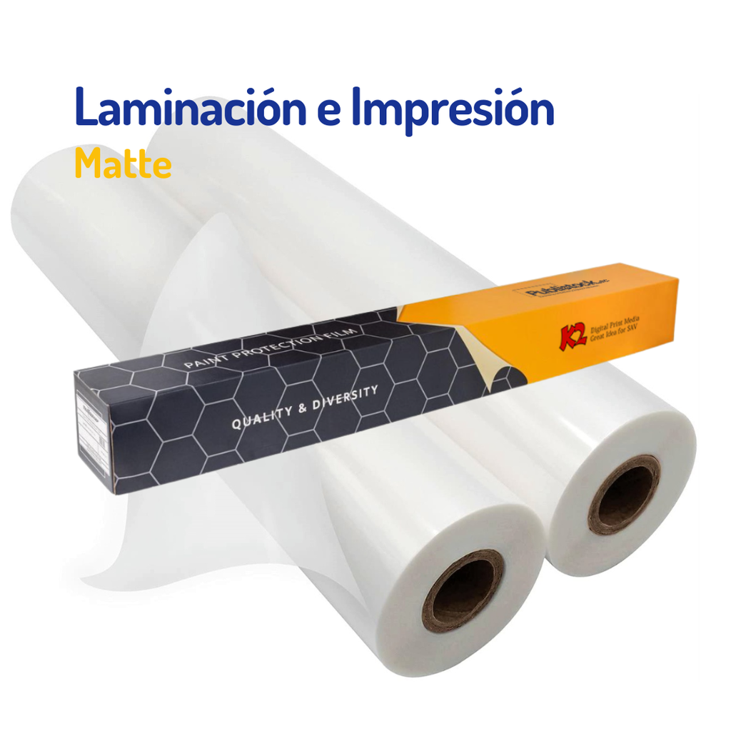Vinyl Trans Laminación Impresión Matte 80μm (127cm)