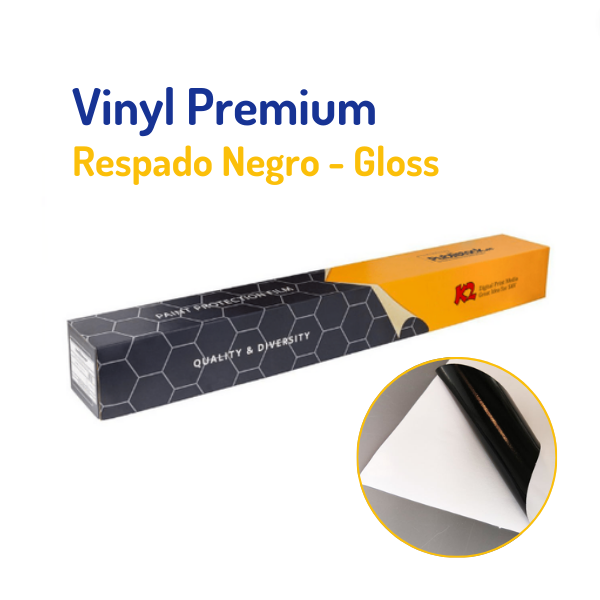 [2126] Vinyl de Impresión Brillante/R. Negro 100μm (127cm)